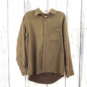 Alfani | Polyester Soft Button Up Men's Medium